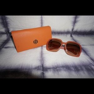 Tory Burch Orange Sunglasses